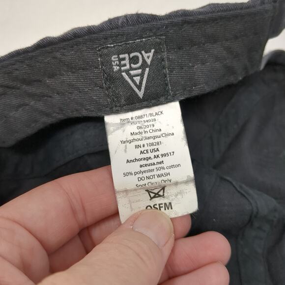 The Great Land Est 1959 Alaska The 49th State Baseball Cap Black OS ACE USA - Picture 9 of 9